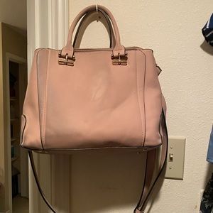 Blush pink handbag